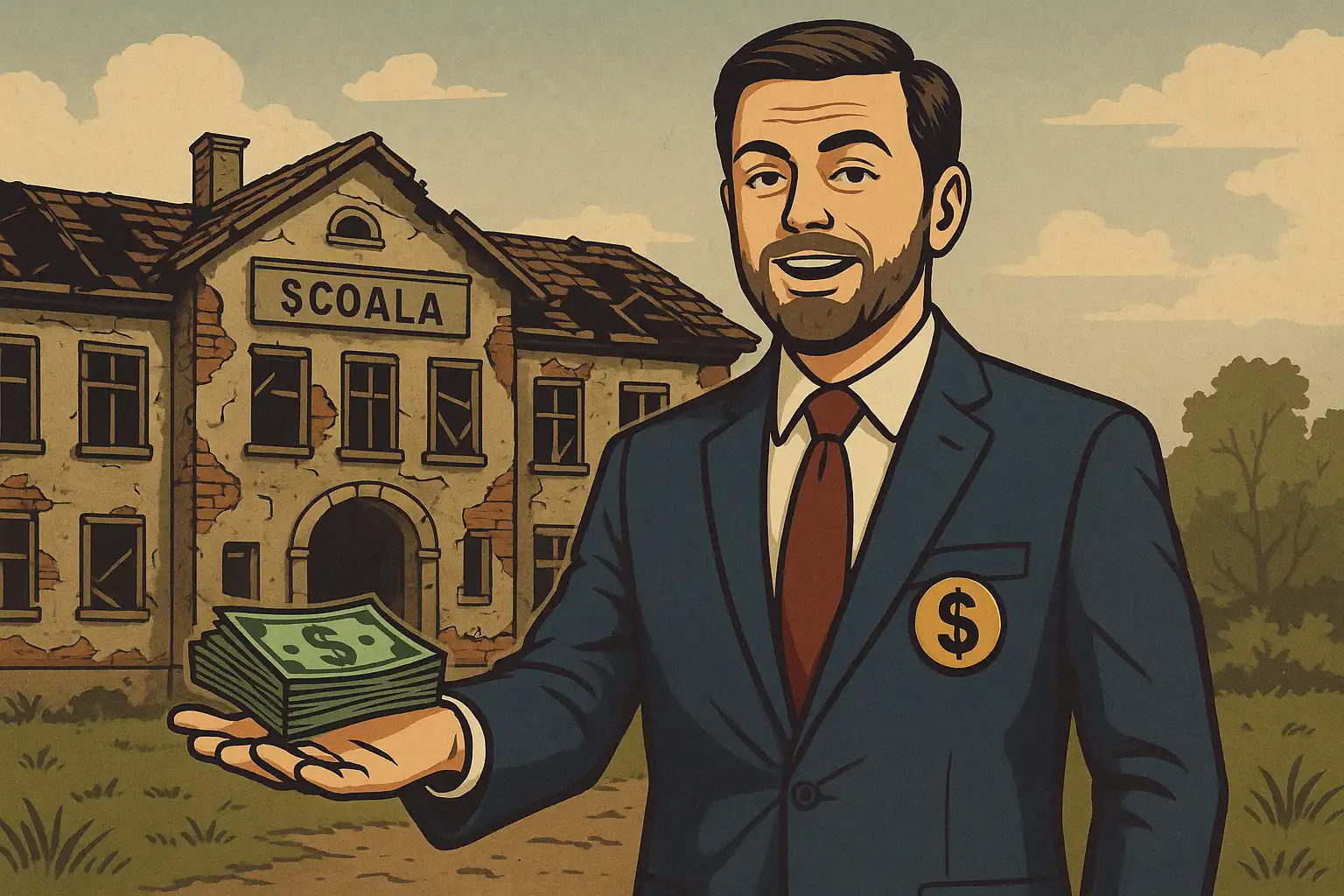 „Democrația” cu prețul unei școli: Cum partidele politice transformă banii publici în afișe și spoturi