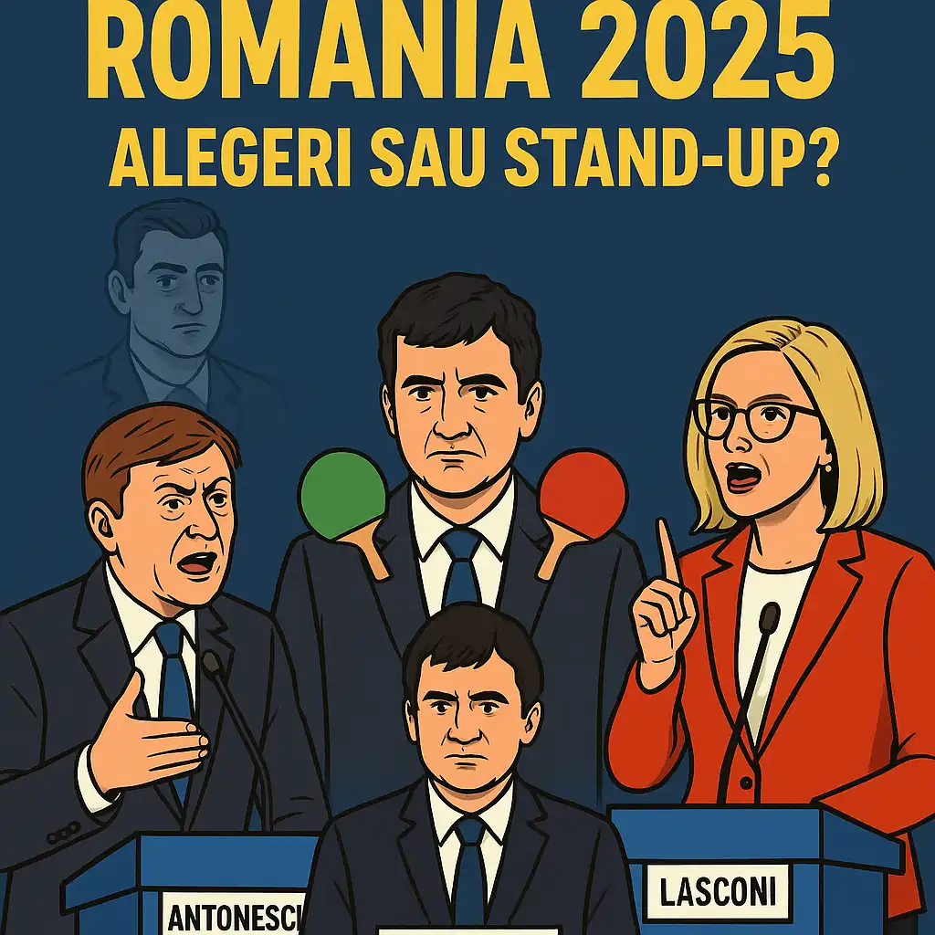 România 2025: Alegeri sau Stand-Up? Candidatul Simion fuge, Crin face mișto, Lasconi mușcă, Nicușor tace