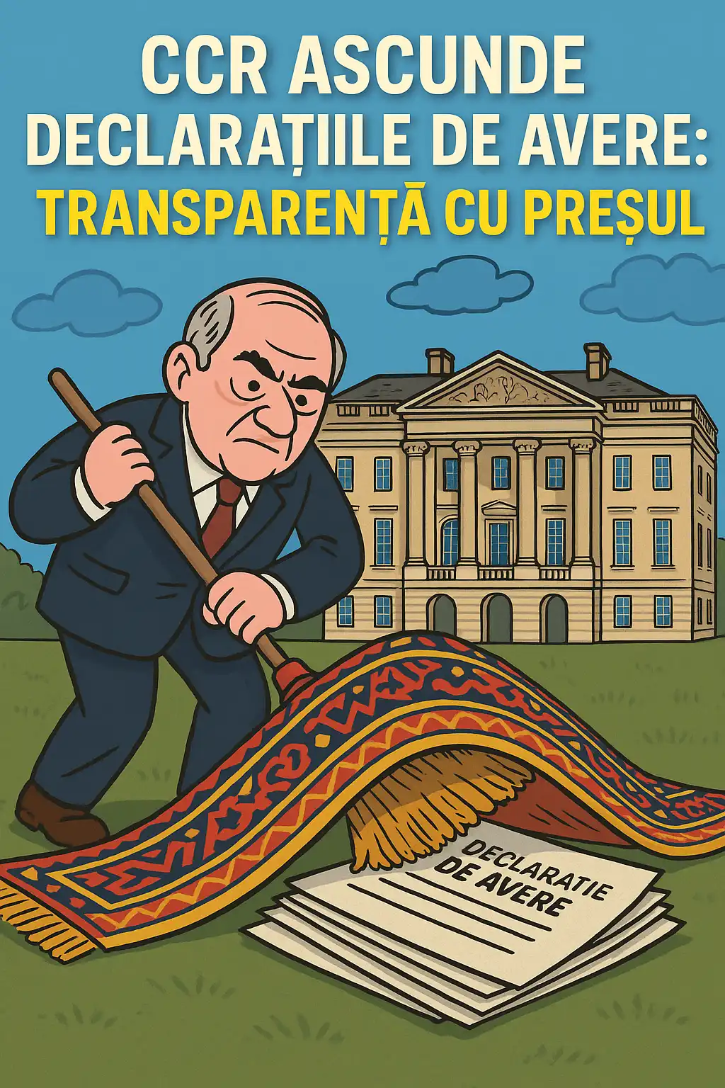 CCR ascunde declarațiile de avere: Transparență cu preșul!