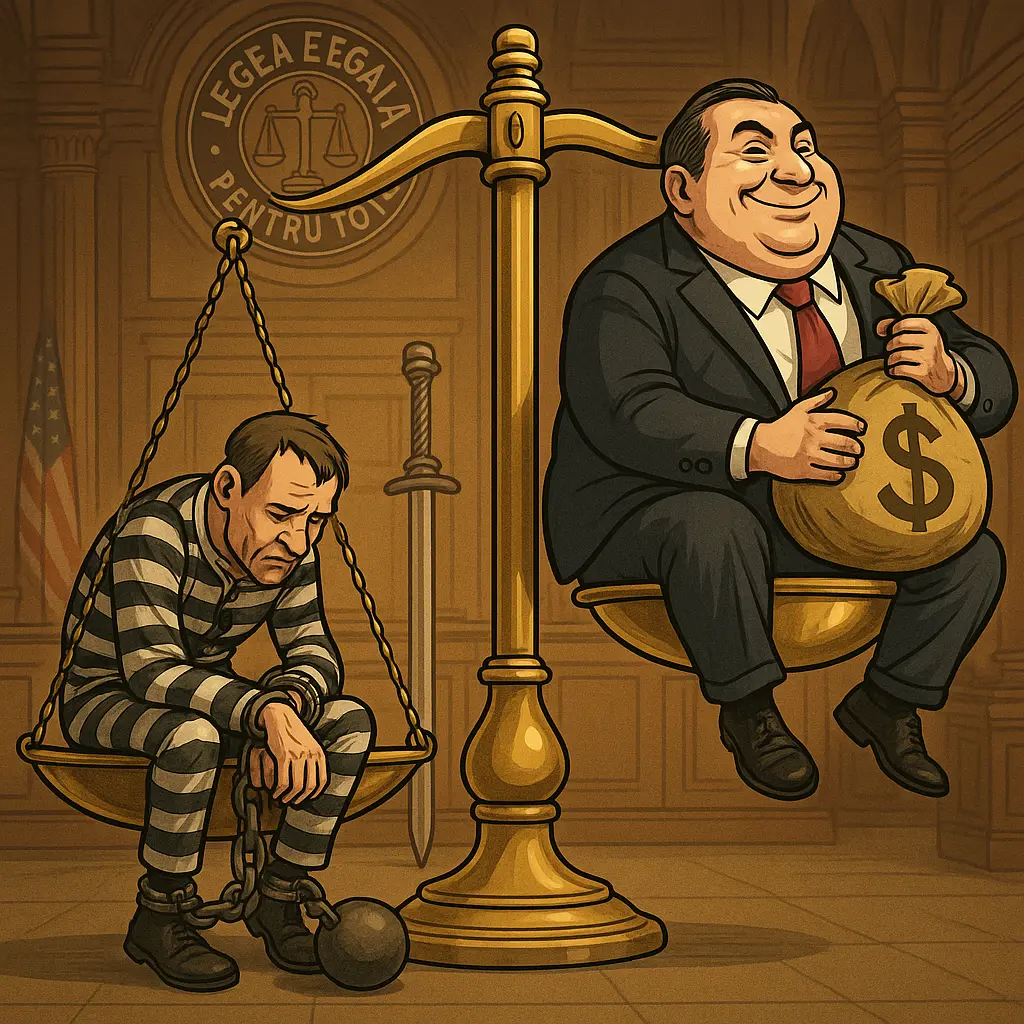 Justiție cu VIP-pass: Cum să scapi de pușcărie dacă ai bani, tupeu și un avocat care zâmbește fals