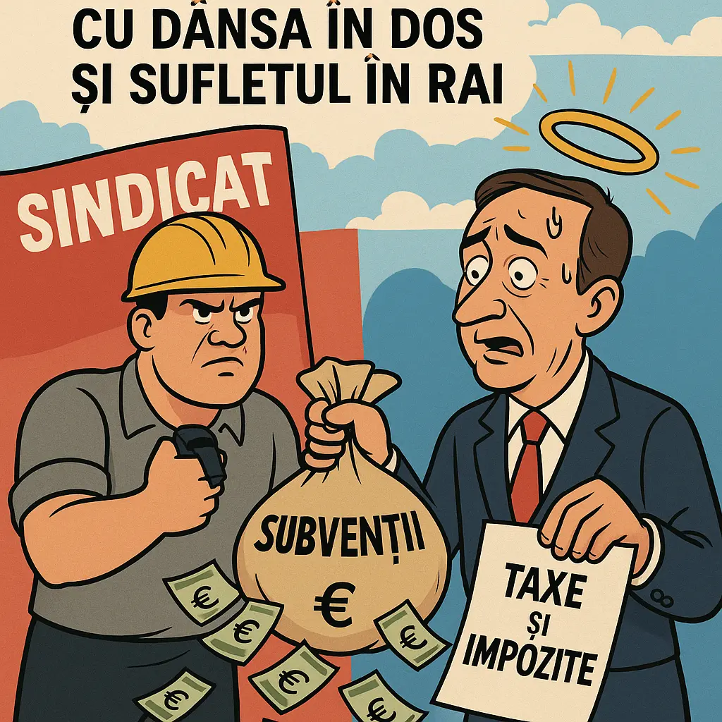 Economia românească, cu dânsa în dos și sufletul în rai