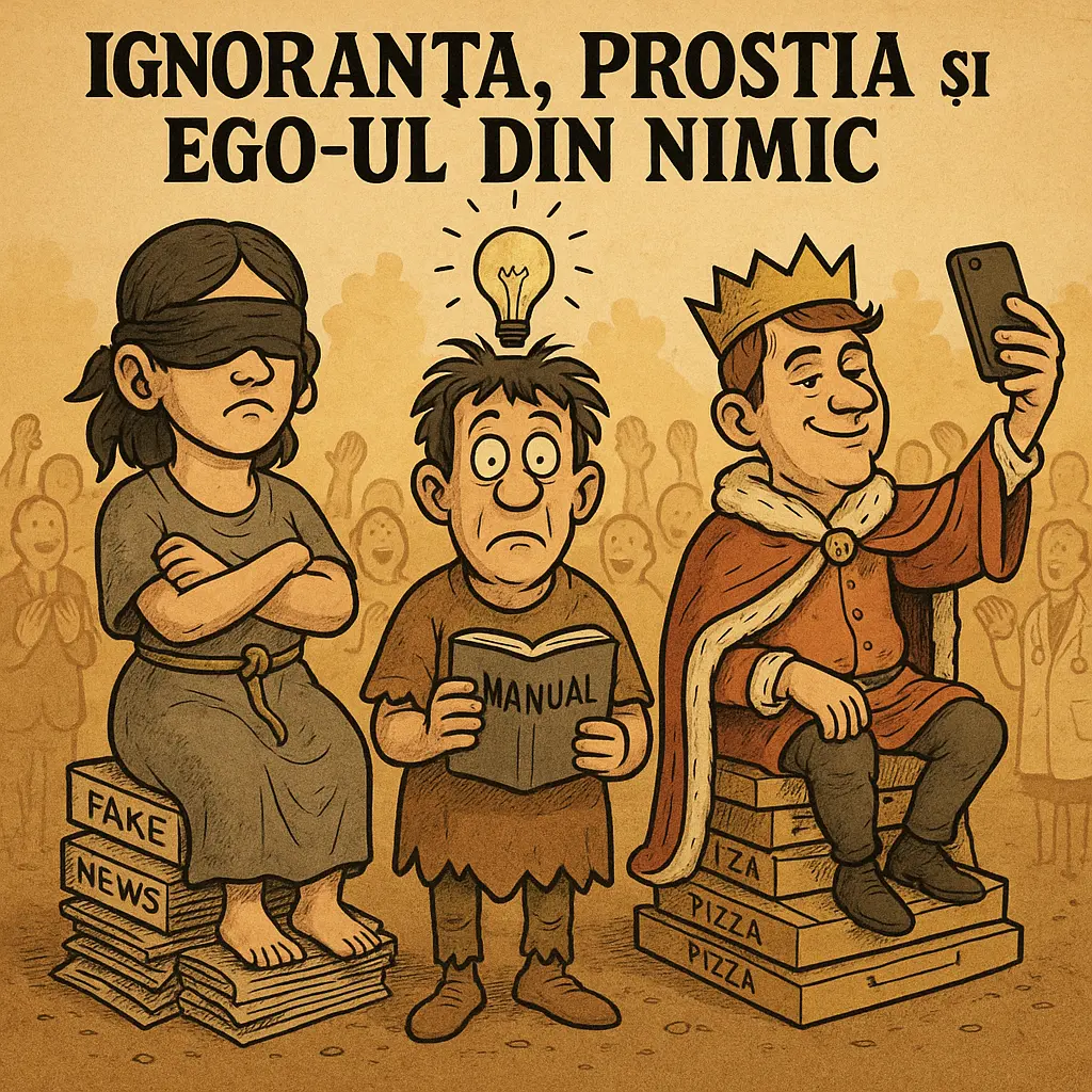 Ignoranța, Prostia și Ego-ul din nimic: Manualul pentru ratare garantată