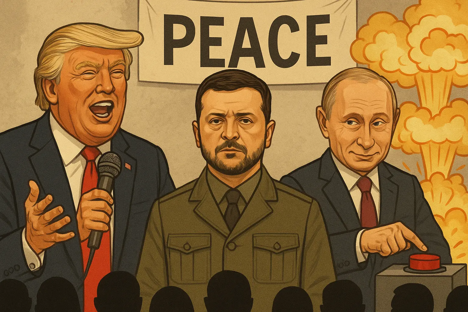 Negocieri pentru Pace: Putin Bombardează, Trump Se Fotografiază, Europa Face Selfie-uri cu Armistițiul